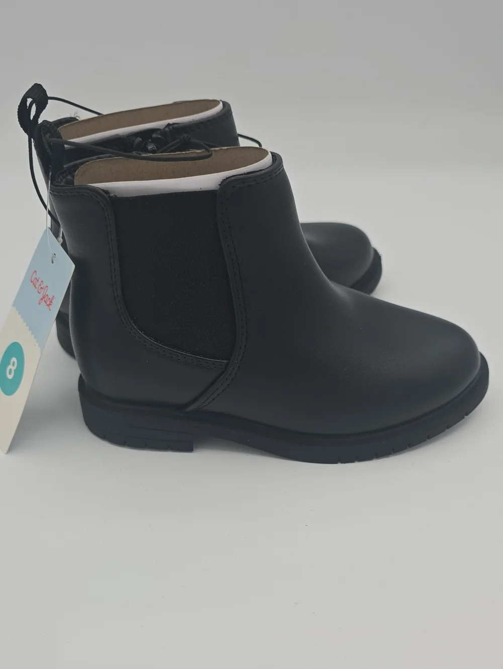 Cat & Jack Girls Black Ankle Boots